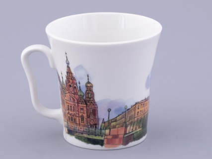 Бокал 360 мл форма Ленинградский рисунок Санкт-Петербург. Малоконюшенный мост  арт. 80.44857.00.1, 