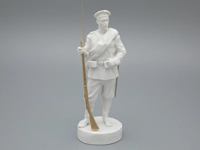 Скульптура Рядовой эпохи Александра III, в подарочной упаковке, рисунок Белый бисквит, арт 81.33430.00.1, 