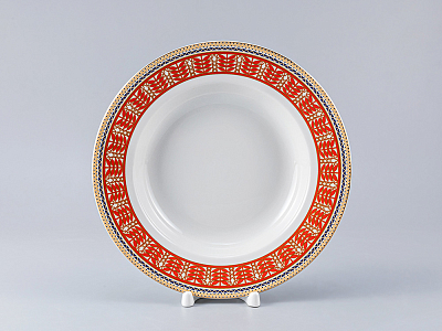 Тарелка 220 мм форма Глубокая, рисунок Русский стиль арт. 80.98812.00.1