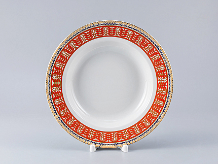 Тарелка 220 мм форма Глубокая, рисунок Русский стиль арт. 80.98812.00.1