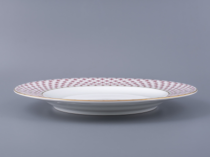 Тарелка 200 мм, форма Европейская, рисунок Сетка-Блюз 2, арт. 80.87556.00.1, 