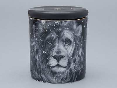 Свеча ароматическая в подарочной упаковке, рисунок Тотем. Лев аромат Пало Санто арт. 81.31595.00.1