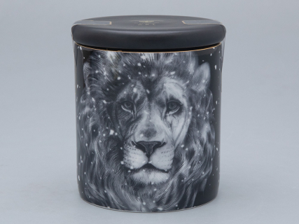 Свеча ароматическая в подарочной упаковке, рисунок Тотем. Лев аромат Пало Санто арт. 81.31595.00.1, 