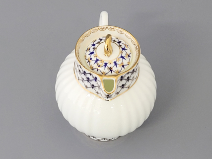 Сливочник 270 мл., форма Волна, рисунок Кобальтовая сетка 270 мл, арт. 80.06536.00.1, 