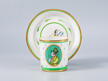 Сервиз чайный Гербовая Крысята-воришки, 6 персон 15 предметов, арт. 81.16925.00.1