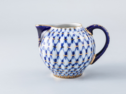 Сливочник 205 мл., форма Тюльпан, рисунок Кобальтовая сетка арт. 80.00235.00.1, 