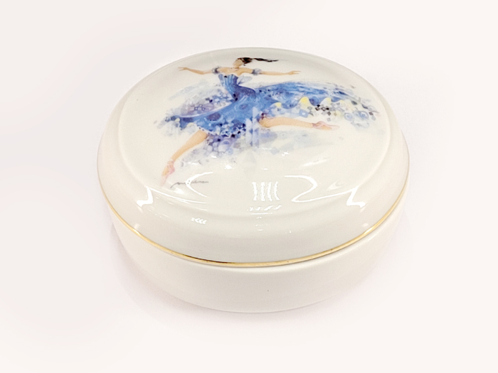 Туалетная коробочка форма Овальная рисунок Фея резвости арт. 80.86403.00.1, 