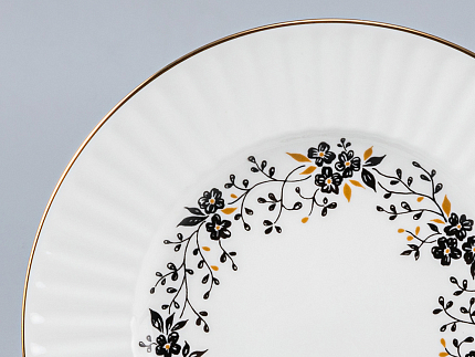 Сервиз чайный Волна Тонкие веточки, 6 персон 20 предметов, арт. 81.20897.00.1