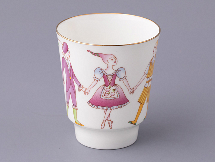 Трехпредметный комплект 165 мл форма Майская рисунок Балет Чиполлино, арт. 81.28737.00.1