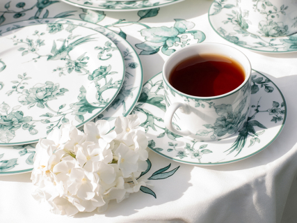 Чашка с блюдцем форма Соло Рисунок Monplaisir Green, арт. 81.32898.00.1, 