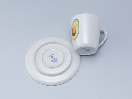 Чашка с блюдцем, форма Колокол, рисунок Мамина дача, арт. 81.34405.00.1, 