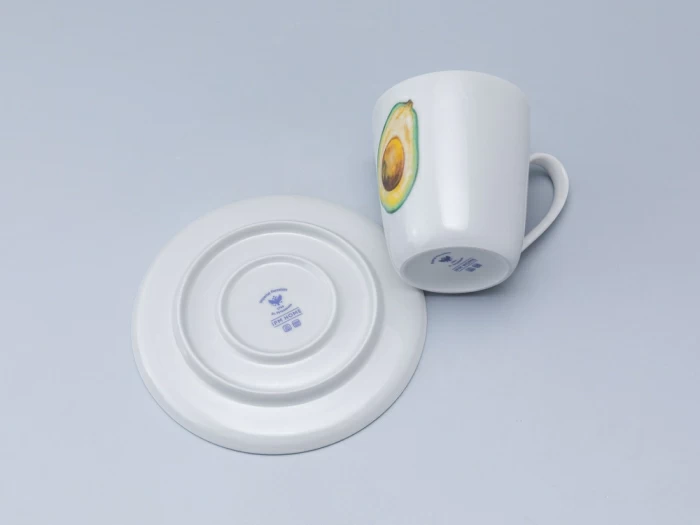 Чашка с блюдцем, форма Колокол, рисунок Мамина дача, арт. 81.34405.00.1, 