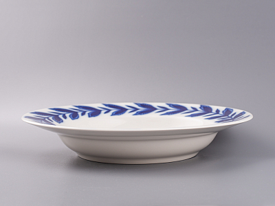 Тарелка 220 мм форма Глубокая, рисунок Флер арт. 80.99828.00.1