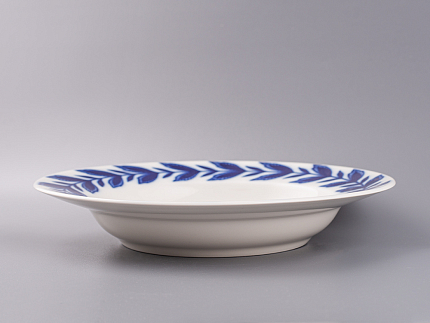 Тарелка 220 мм форма Глубокая, рисунок Флер арт. 80.99828.00.1