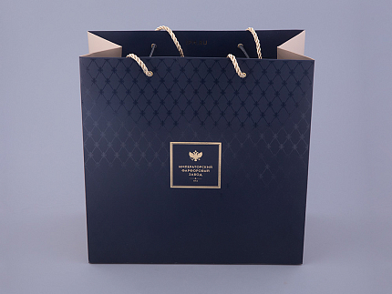 Подарочный пакет малый 300х140х300 мм Синий арт. 14.20024.02