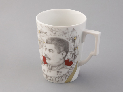 Бокал с блюдцем в подарочной упаковке, форма Гранд, рисунок Маршалы Победы. Иосиф Сталин, арт. 81.33241.00.1, 