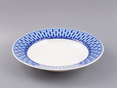 Тарелка 220 мм форма Глубокая, рисунок Ажур, арт.80.99827.00.1