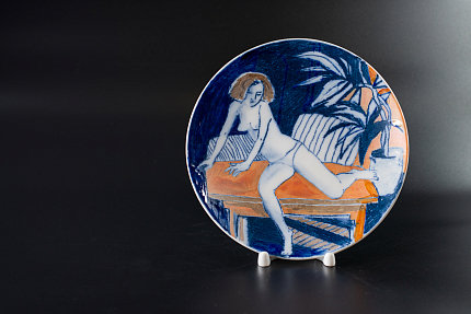 Декоративная тарелка Модель 3, на форме Эллипс, арт 60.10527.00.1