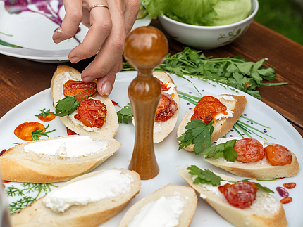 Блюдо для сыра 305 мм форма Richelieu рисунок Мамина дача, арт. 80.02158.00.1