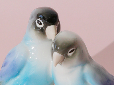 Скульптура форма Неразлучники, рисунок Лазурные, арт. 82.47416.00.1