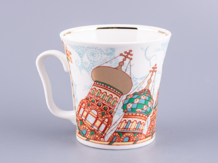 Бокал с блюдцем 360 мл форма Ленинградский рисунок Храм Спас-на-Крови арт. 81.15553.00.1, 