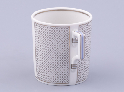 Чашка с блюдцем чайная, форма Гербовая, рисунок Серебряный город 6, арт. 81.32589.00.1, 