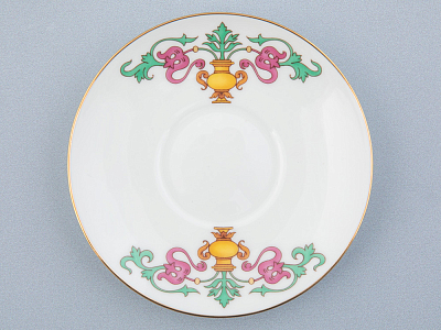 Трехпредметный комплект 165 мл форма Майская рисунок Опера Золотой петушок, арт. 81.32232.00.1