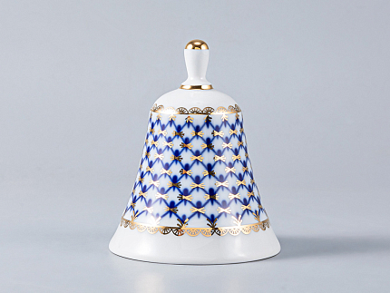 Колокольчик средний размер Московский "Кобальтовая сетка"  арт.  80.07118.00.1