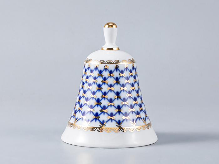 Колокольчик средний размер Московский "Кобальтовая сетка"  арт.  80.07118.00.1, 