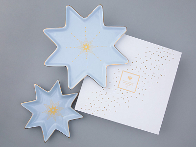 Подарочный набор форма Звезда рисунок Азур, арт. 81.27759.00.1