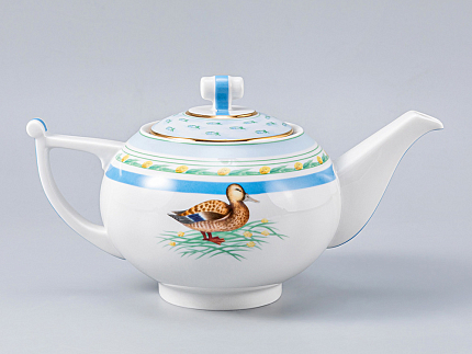 Сервиз чайный форма Кострома рисунок Уткина заводь, 6 персон 20 предметов, арт. 81.25448.00.1