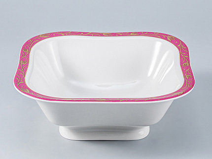 Салатник шести порционный, форма Молодежная, рисунок Сетка-Блюз, арт 80.92184.00.1