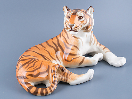Скульптура Тигр большой размер, рисунок Цезарь арт. 82.38721.00.1