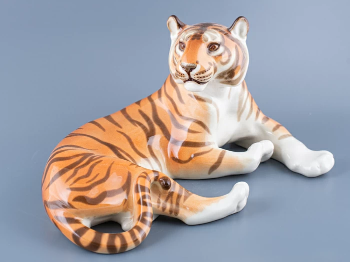 Скульптура Тигр большой размер, рисунок Цезарь арт. 82.38721.00.1, 
