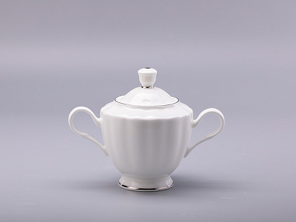 Сервиз чайный форма Нега рисунок Платиновая лента, 6 персон 14 предметов, арт. 81.30715.00.1