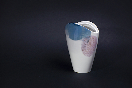 Ваза форма Утренний цветок, рисунок Атмосферные явления, арт 60.15872.00.1