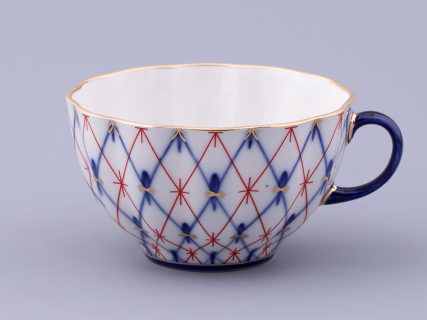 3-х предметный комплект чайный форма Тюльпан  рисунок Сетка 1950, арт. 81.31131.00.1, 