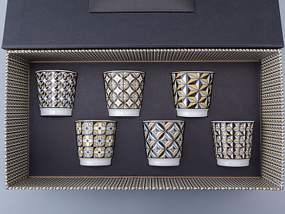 Подарочный набор стопок форма Сувенирная 1 рисунок Elegant, арт. 81.30365.00.1