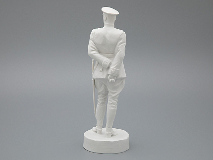 Скульптура Маршал Рокоссовский К.К., в подарочной упаковке, Белый бисквит, арт. 81.33455.00.1