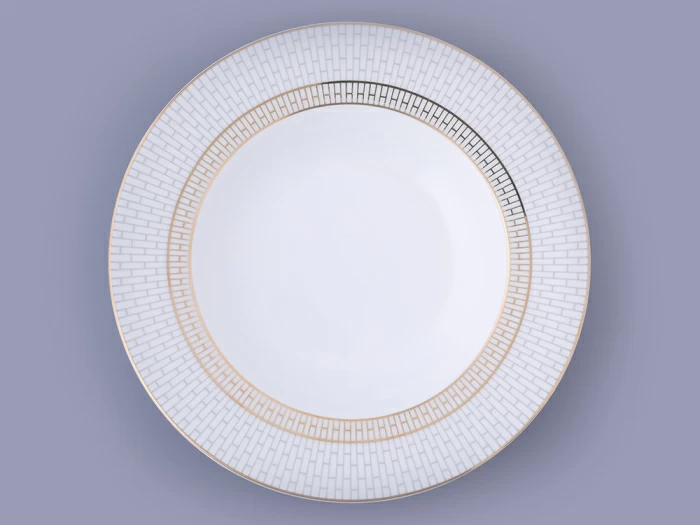 Сервиз столовый на 6 персон 18 предметов форма Премиум рисунок Саламандра Грей, арт. 81.31632.00.1, 