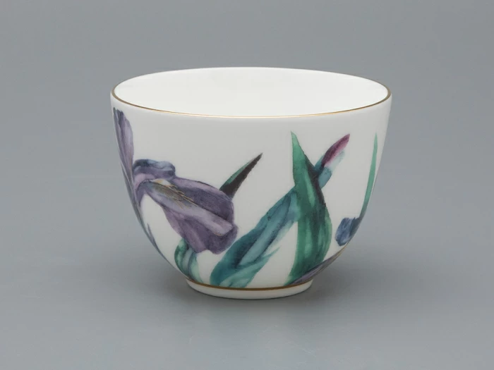 Чашка с блюдцем L’Art des Fleurs в подарочной упаковке, форма Весенняя 2, рисунок Аметистовое пламя, арт 81.33403.00.1, 