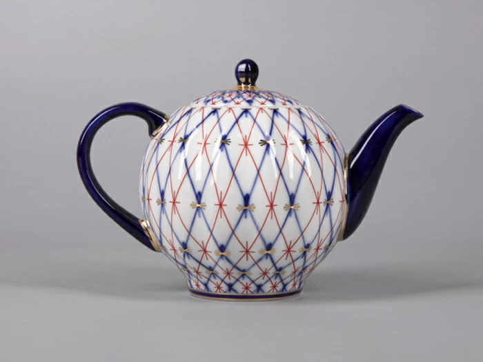 Чайник заварочный форма Тюльпан рисунок Сетка 1950, арт. 80.42350.00.1, 