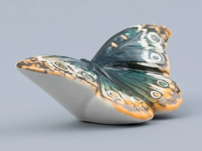 Скульптура форма Бабочка среднего размера, рисунок Бирюза, арт. 82.47281.00.1, 