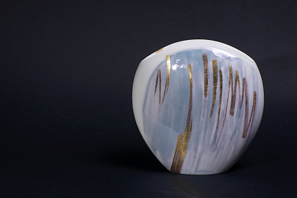 Ваза форма Вечерний цветок, рисунок Атмосферные явления 2, арт. 60.15870.00.1