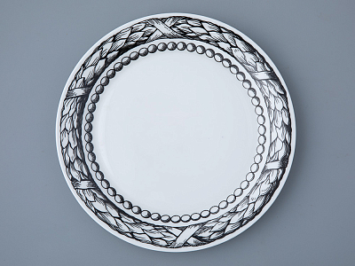 Тарелка плоская 220 мм форма Юлиана рисунок Сысоев. Волшебный сад III арт. 80.44103.00.1