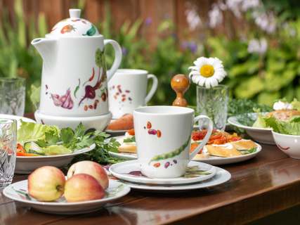 Чайник с подогревателем, 1200 мл рисунок Мамина Дача форма OPTY, арт. 80.02054.00.1, 