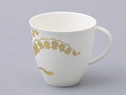 Сервиз чайный на 6 персон, 15 предметов, форма Оливия, рисунок Нежный ландыш, арт 81.31430.00.1