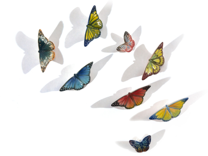 Скульптура форма Бабочка среднего размера, рисунок Солнечная, арт. 82.47282.00.1, 