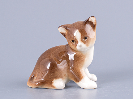 Скульптура Котенок Парамоша коричневый арт. 82.50637.00.1