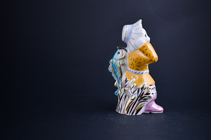 Скульптура Кот Рыболов с рыбой , арт 62.21243.00.1